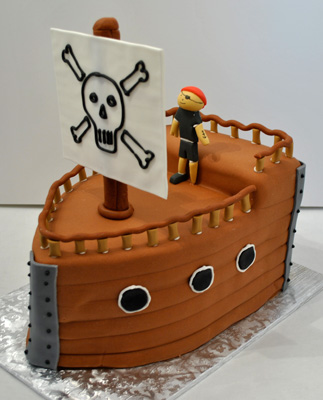 Pirate Ship Cake