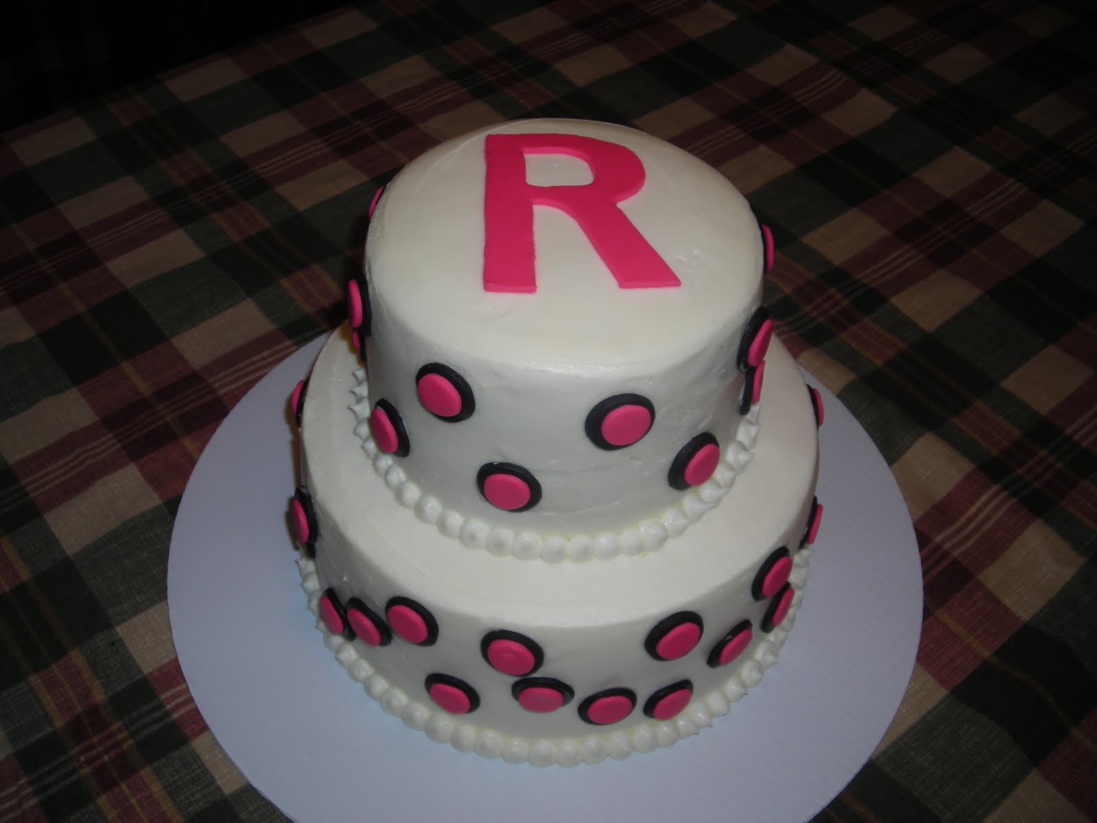 Polka Dot Birthday Cake