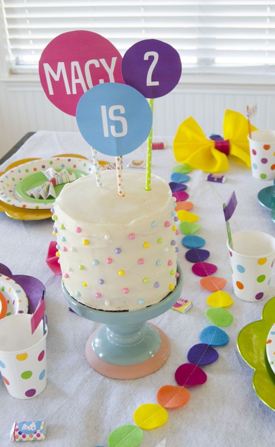 Polka Dot Birthday Party Ideas