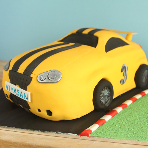 Race Car Birthday Cake