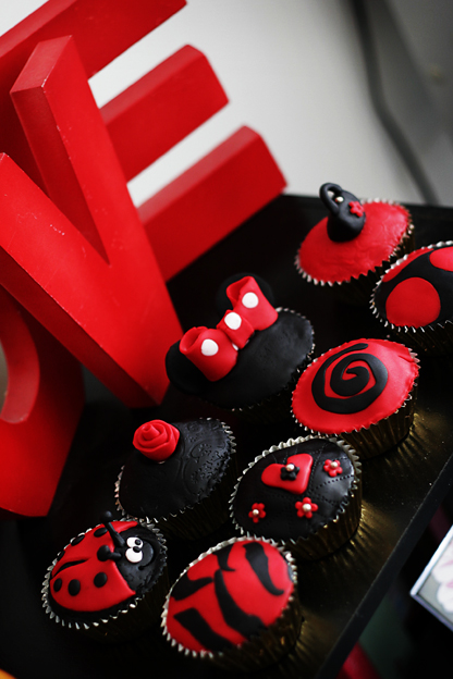 Red Birthday Cupcakes Red Birthday Cupcakes