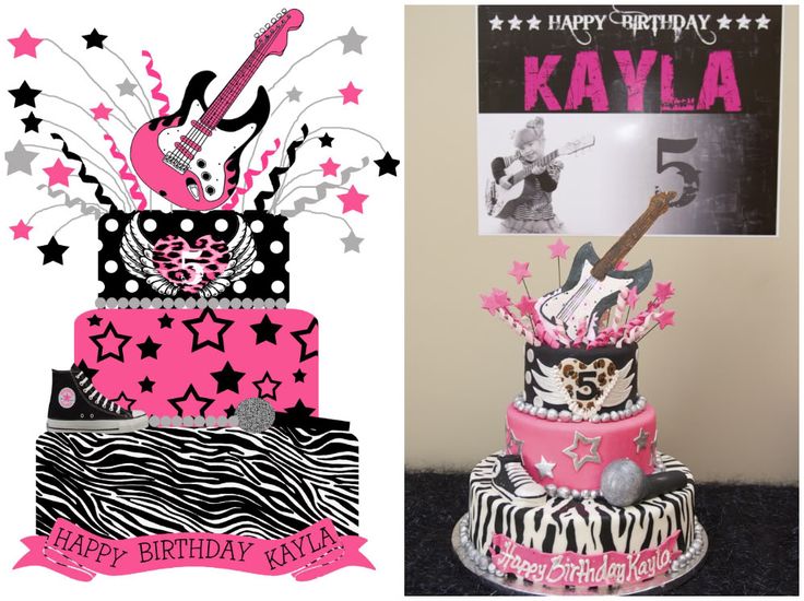 Rock Star Diva Birthday Cake Rock Star Diva Birthday Cake