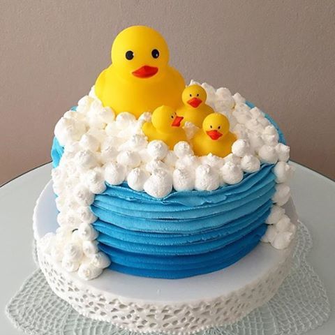 Rubber Duck Baby Shower Cake Ideas