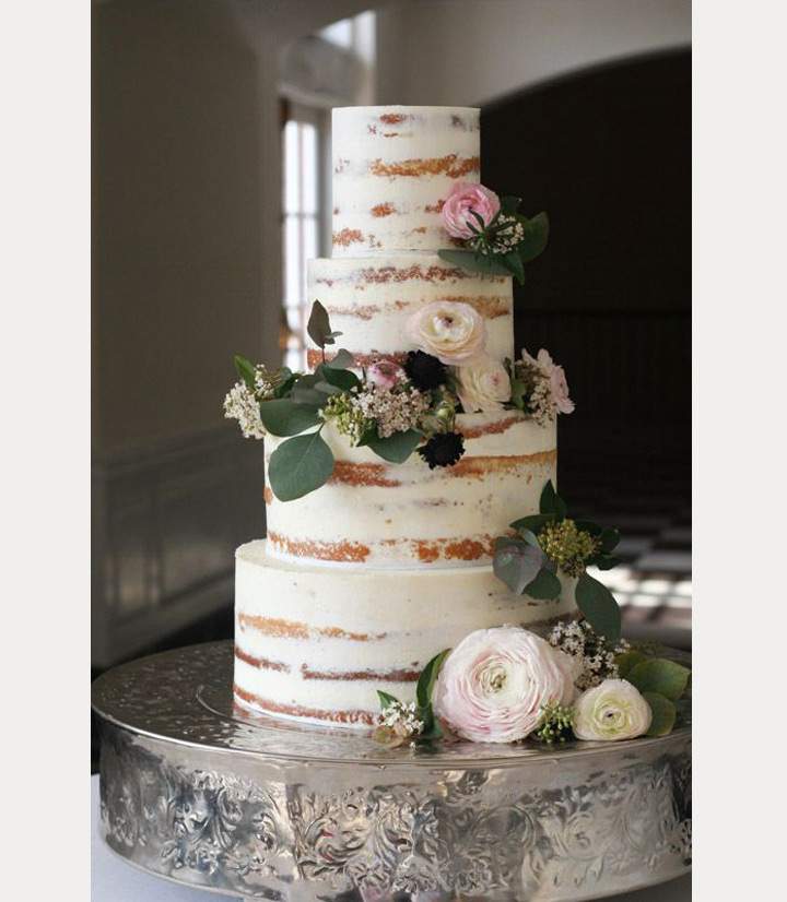 Rustic Buttercream Wedding Cake on Craftsy