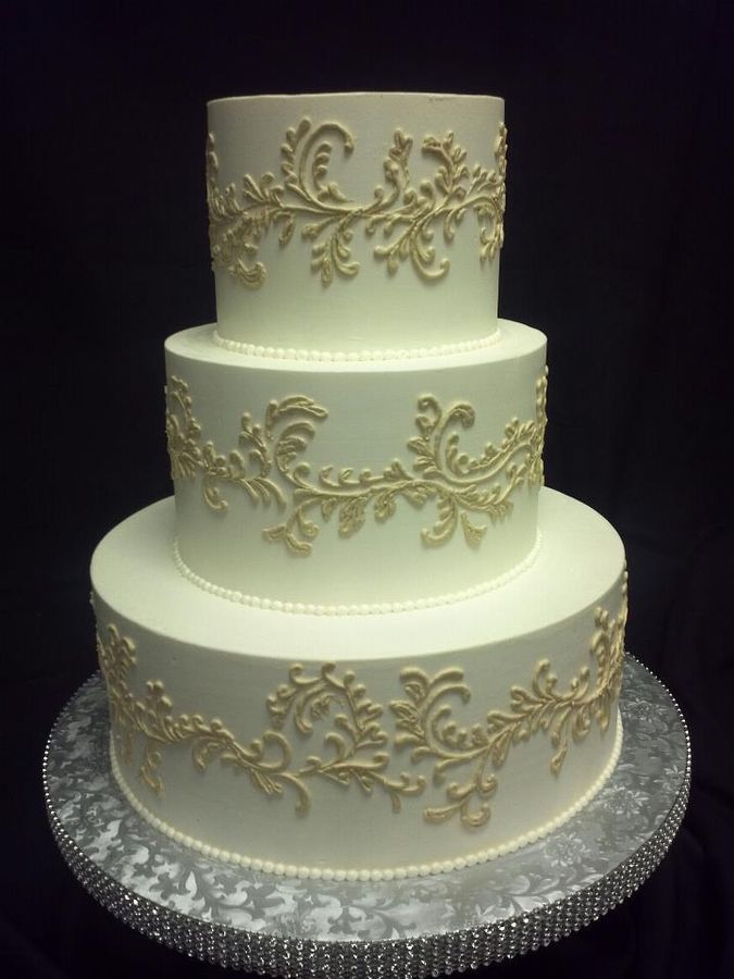 Scroll Piping On Cakes