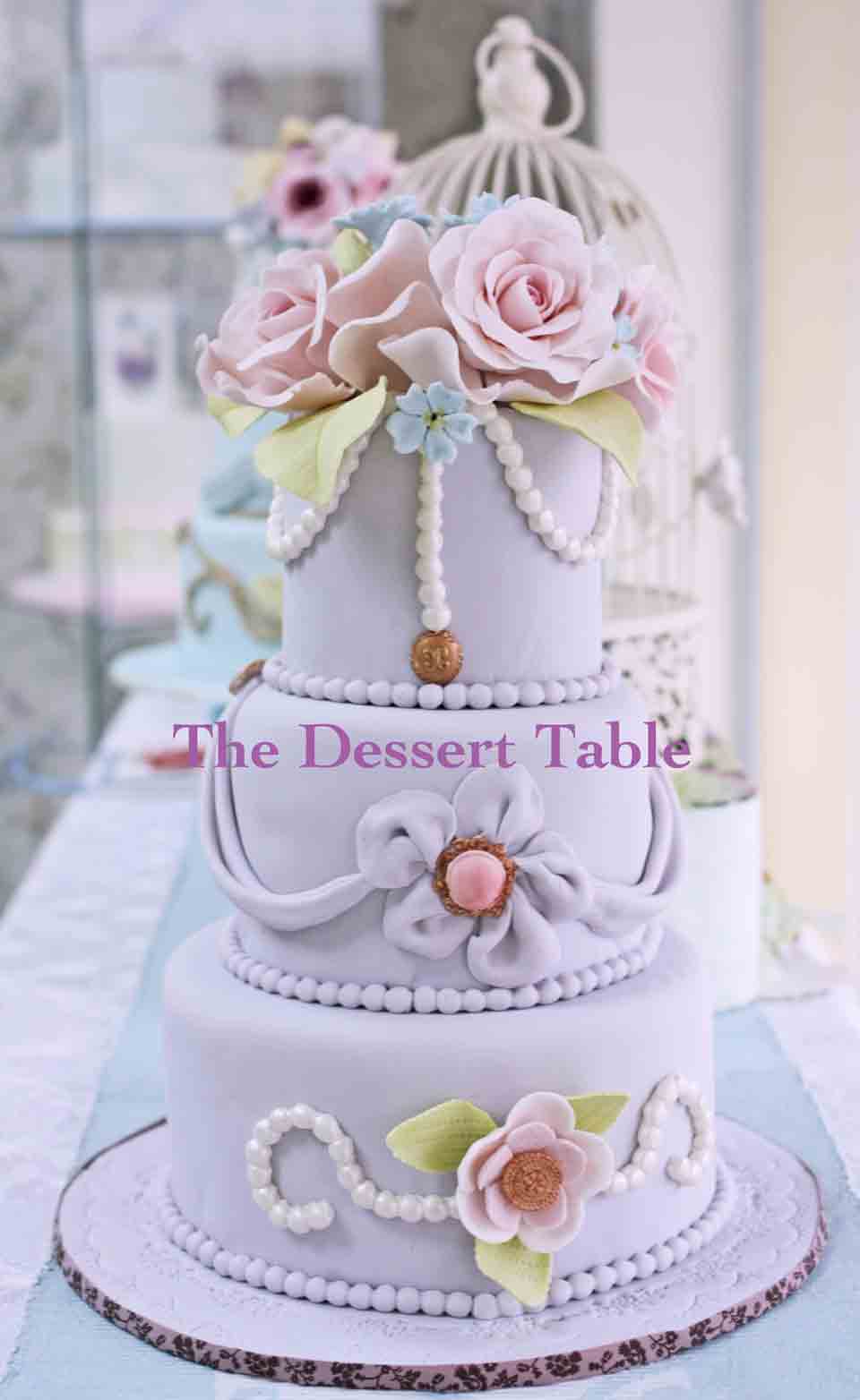 Shabby Chic Birthday Cake