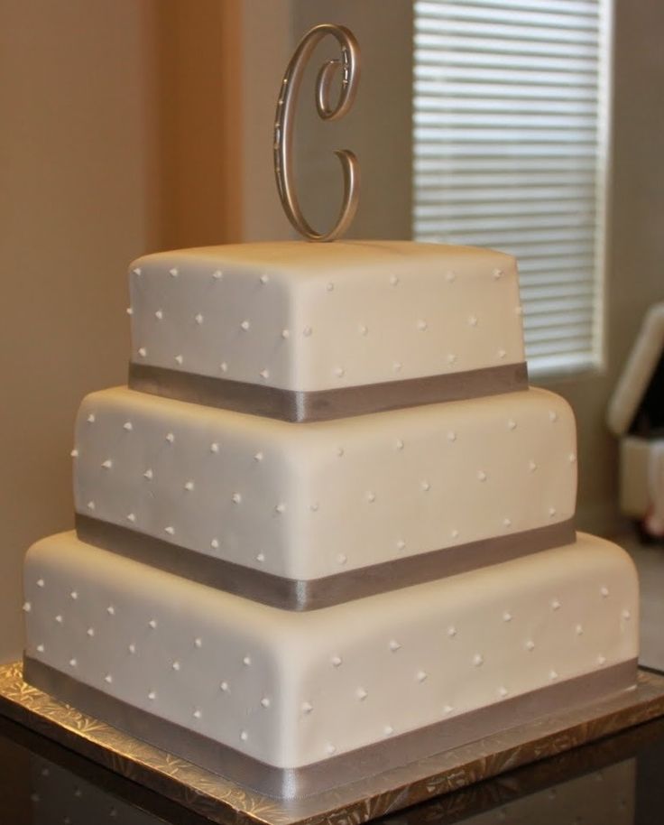 Simple 3 Tier Wedding Cakes