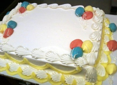 Single Layer Sheet Cake