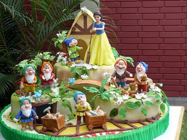 Snow White Birthday Cake