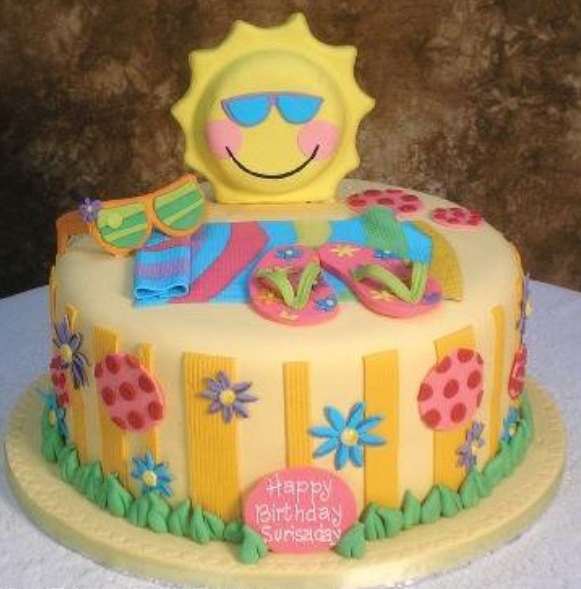 8 Photos of Fondant Cakes For Summer 8 Photos of Fondant Cakes For Summer