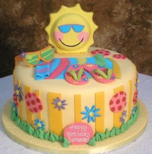 Summer Fondant Cake Ideas