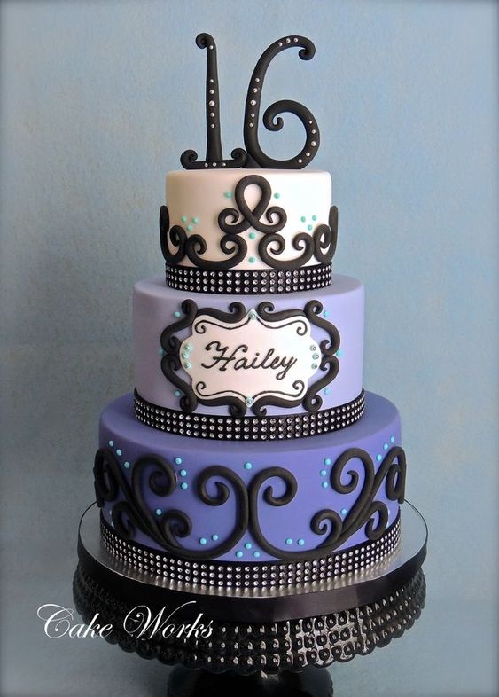 Sweet 16 Birthday Cake