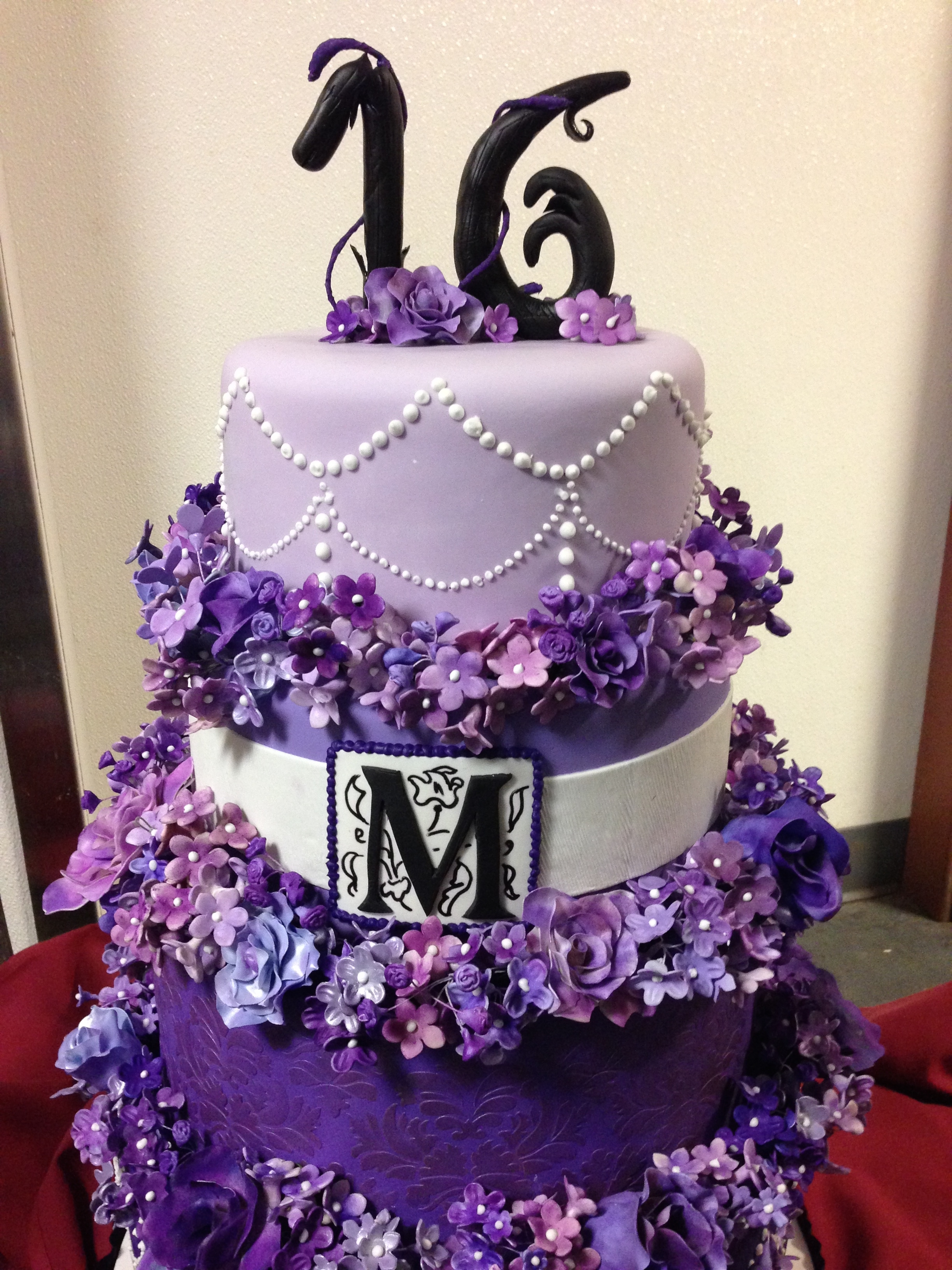 Sweet 16 Birthday Cake