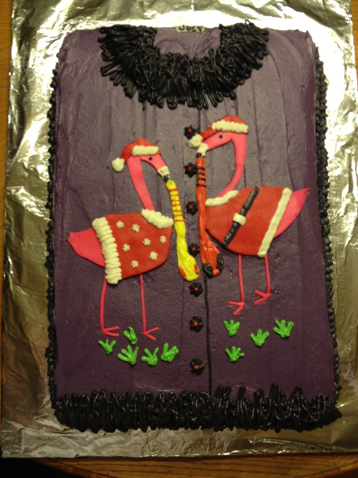 Tacky Christmas Sweater Cake Tacky Christmas Sweater Cake