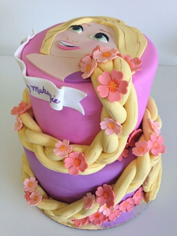 Tangled Rapunzel Birthday Cake