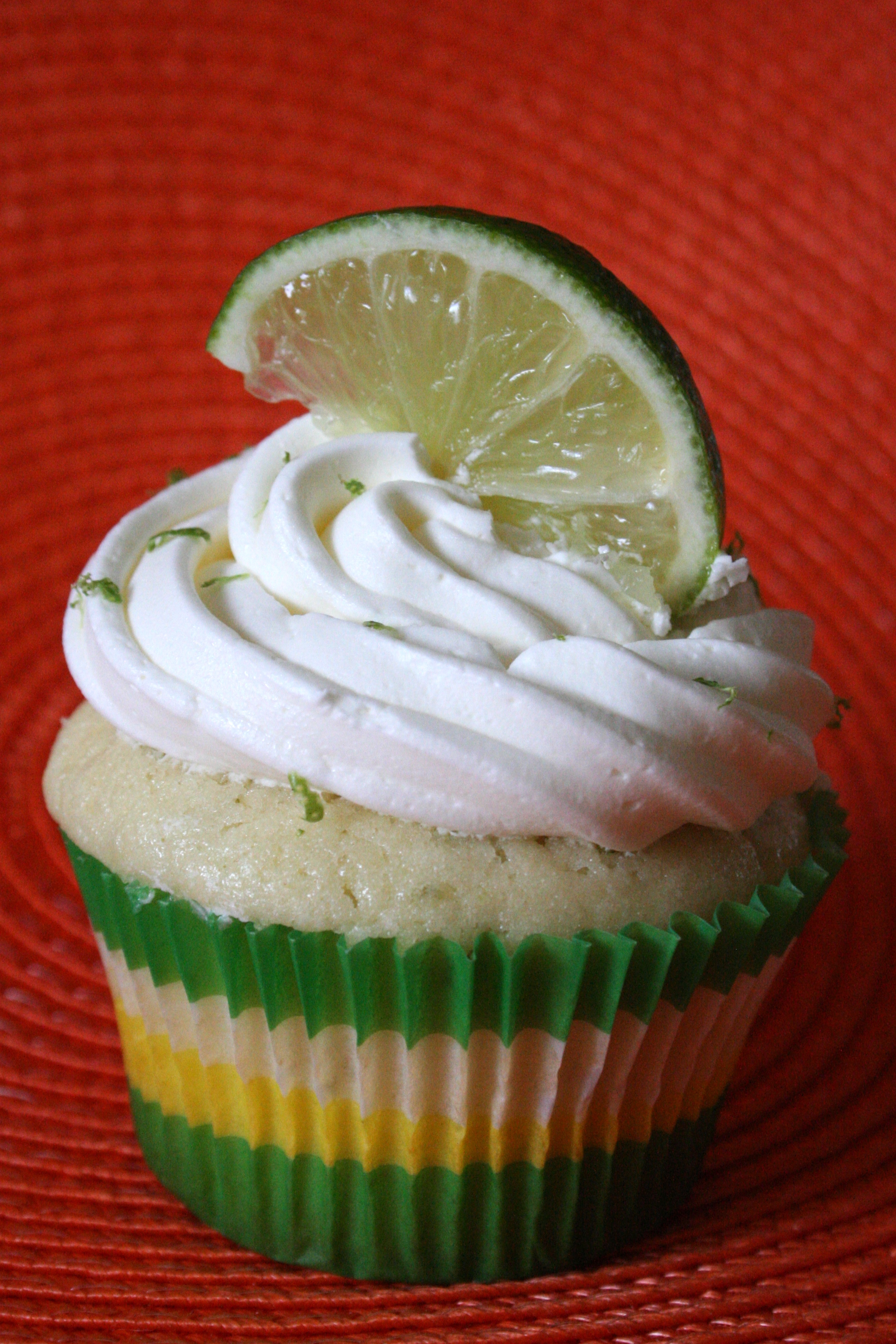 Tequila Lime Margarita Cupcakes with Frosting
