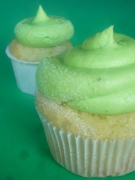 Tequila Lime Margarita Cupcakes with Frosting