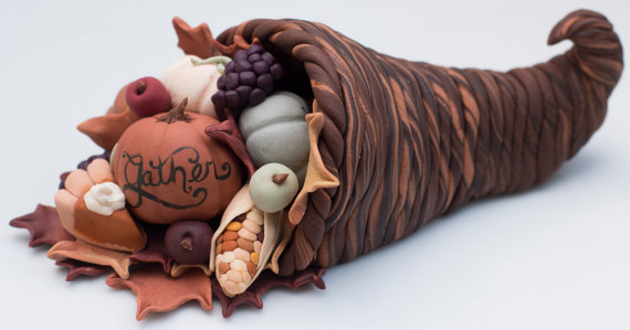 Thanksgiving Cornucopia Cake Ideas