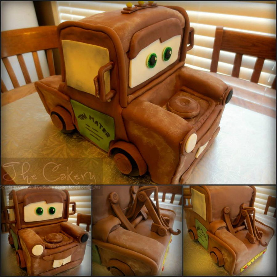 Tow Mater 3D Cake