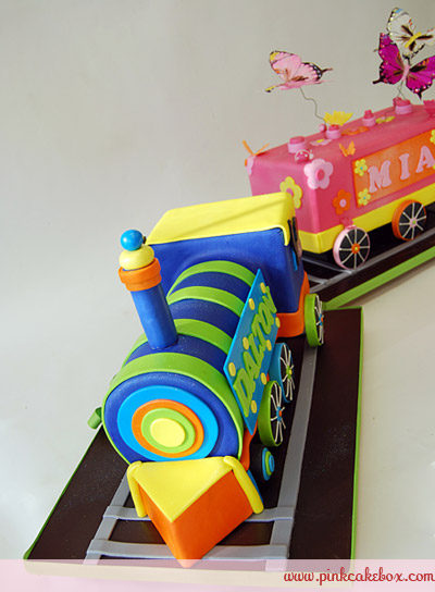 Train Birthday Cake