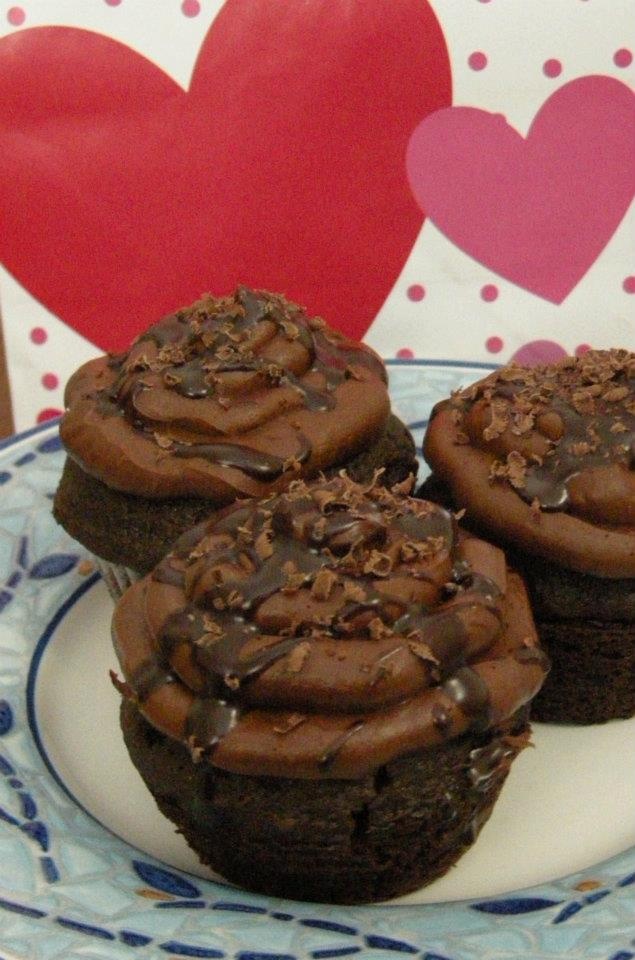 Triple Chocolate Cupcakes Recipe