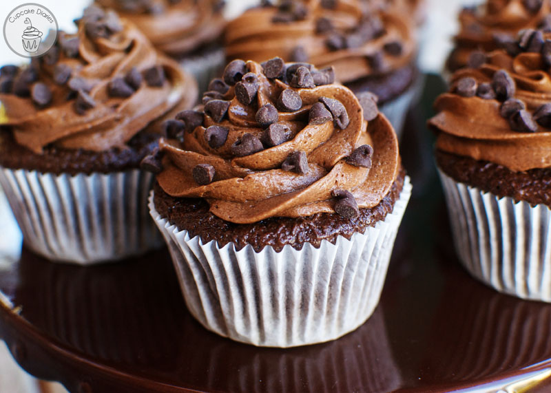 Triple Chocolate Cupcakes Triple Chocolate Cupcakes