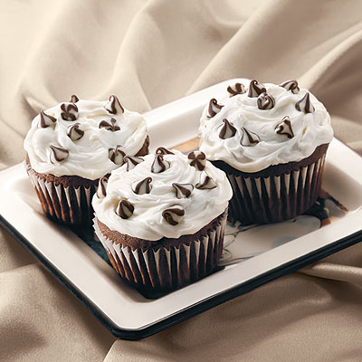 Triple Treat Chocolate Cupcakes