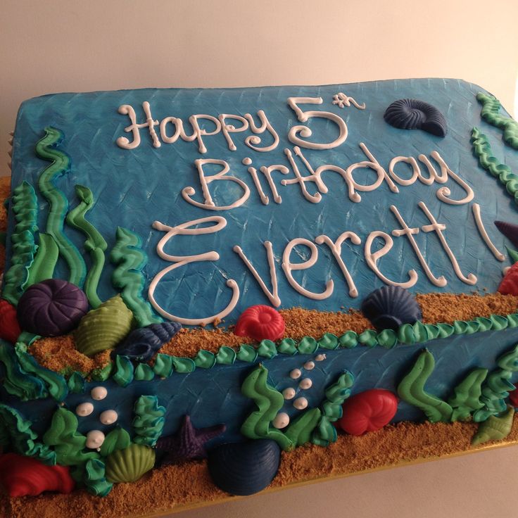 Under the Sea Sheet Cake Ideas Under the Sea Sheet Cake Ideas