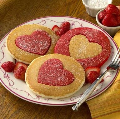 Valentine's Day Pancakes Valentine's Day Pancakes