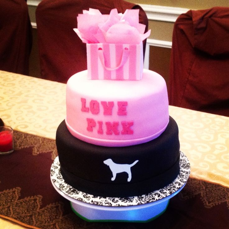 Victoria Secret Pink Birthday Cake