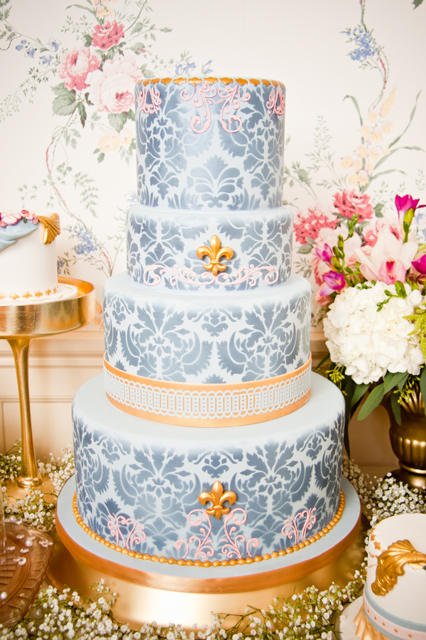 Victorian Inspired Wedding Cake