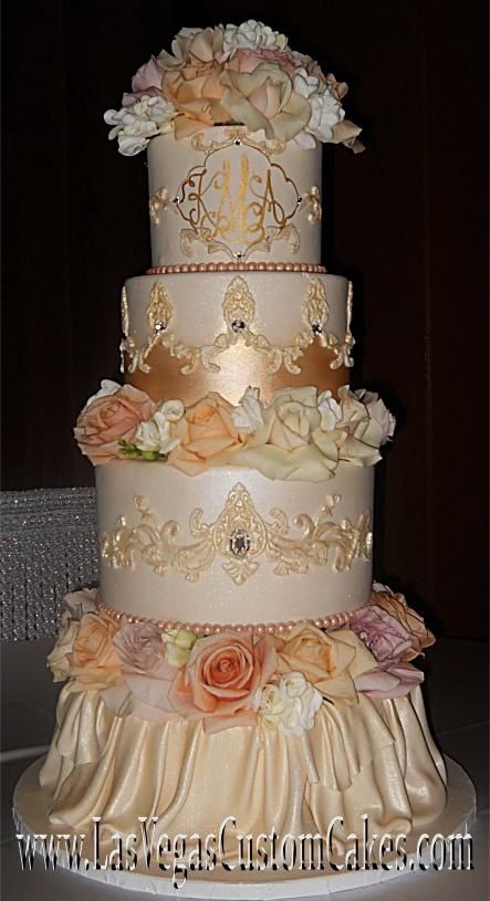 Victorian Romantic Wedding Cake