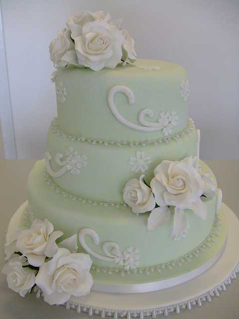 Vintage Style Wedding Cake