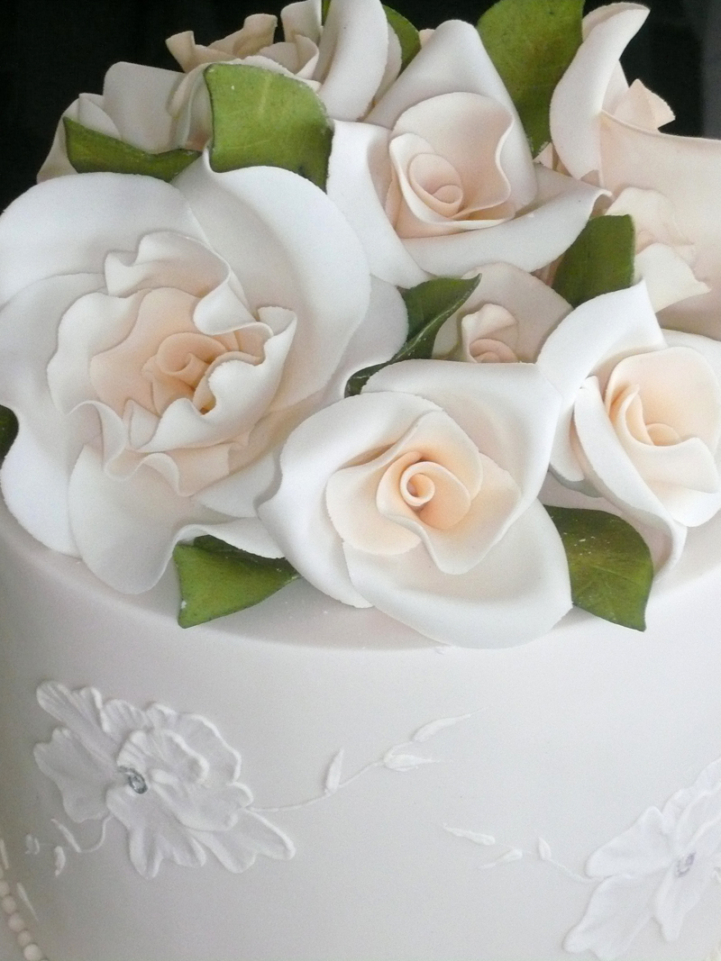 Wedding Cake Flower Decorations