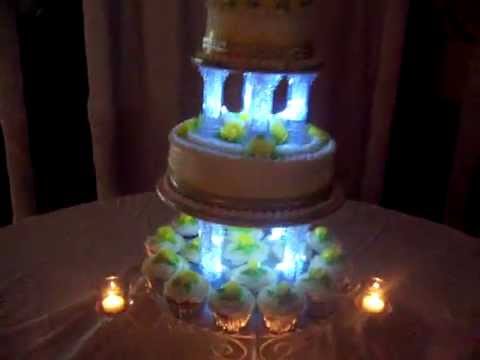 Wedding Cake with Lights