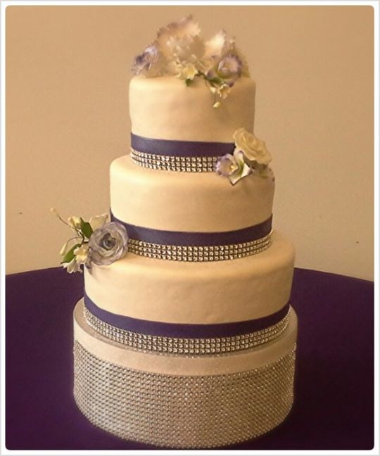 7 Photos of 3 Tier Wedding Cakes With Bling 7 Photos of 3 Tier Wedding Cakes With Bling