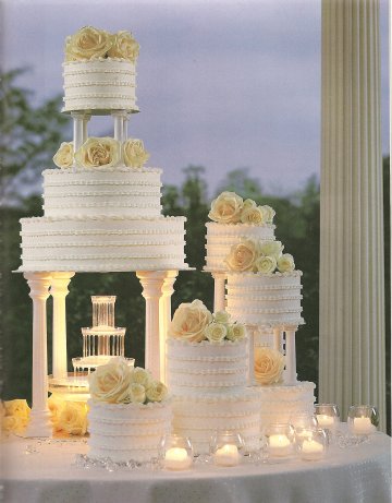 Wedding Cakes with Fountains