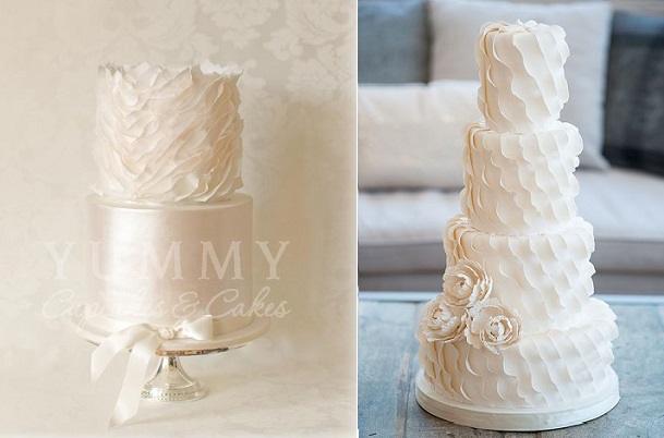Wedding Cakes with Ruffles and Frills