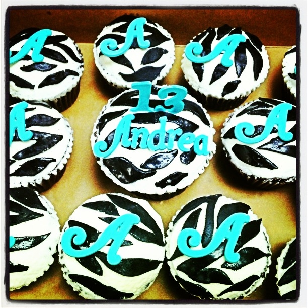 Zebra Cupcakes