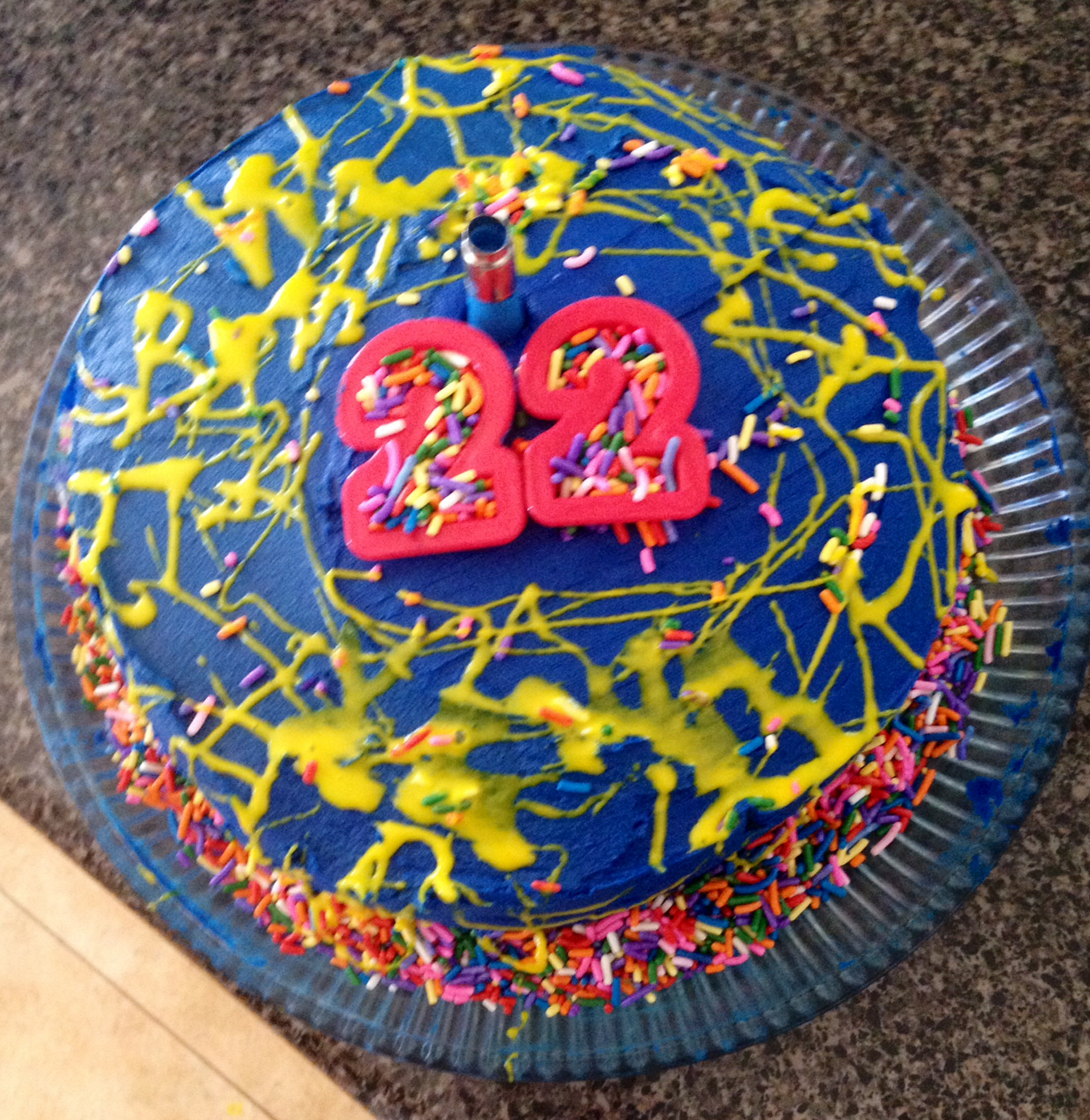 22 Year Old Birthday Cake