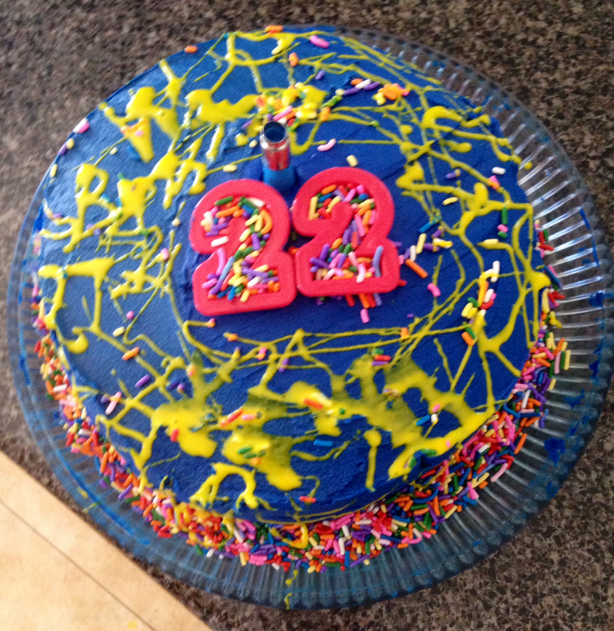 22 Year Old Birthday Cake 22 Year Old Birthday Cake