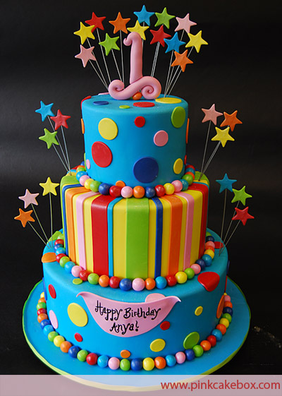 3 Tier Birthday Cake 3 Tier Birthday Cake