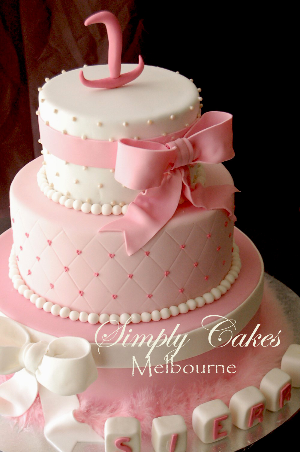 3 Tier Princess Birthday Cake