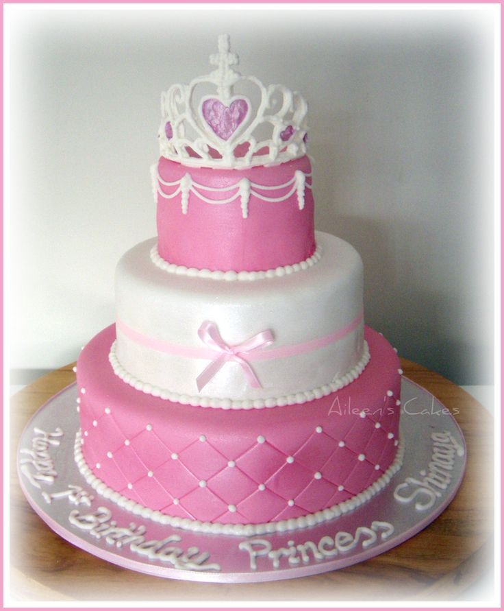 3 Tier Princess Birthday Cake 3 Tier Princess Birthday Cake