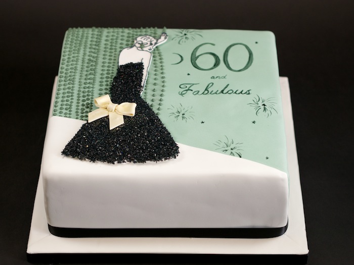60 and Fabulous Birthday Cake