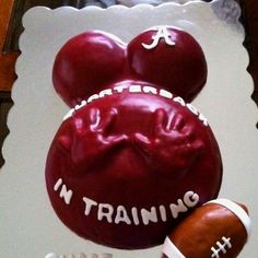 Alabama Crimson Tide Baby Shower Cake Alabama Crimson Tide Baby Shower Cake