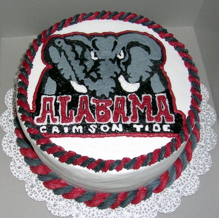 Alabama Crimson Tide Birthday Cake Alabama Crimson Tide Birthday Cake