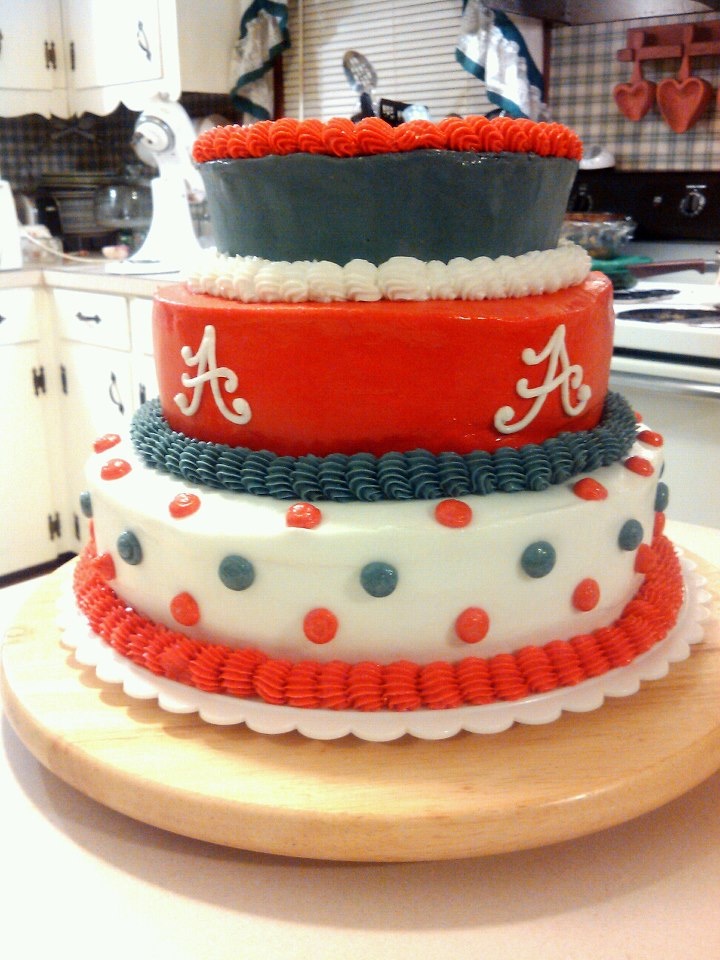 Alabama Crimson Tide Birthday Cake Alabama Crimson Tide Birthday Cake