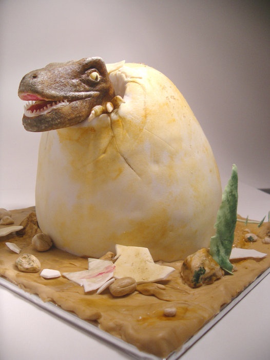 Awesome Jurassic Park Dinosaur Birthday Cake