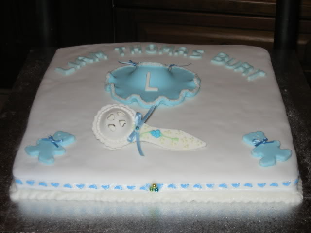 Baby Baptism Christening Cake